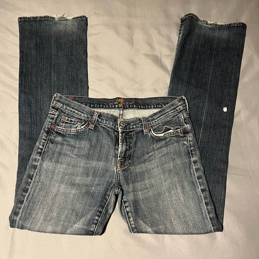 Seven For All Mankind Boot Cut Jeans Size 29 Med Wash 7FAK